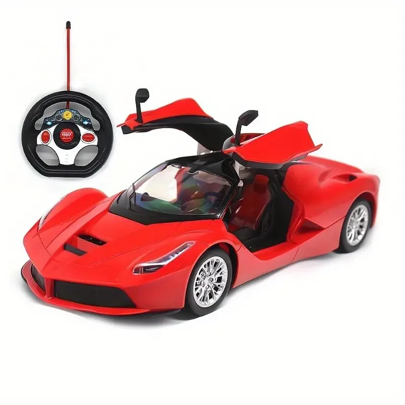 Electric RC Car with Opening Doors  Remote Control Vehicle Toy