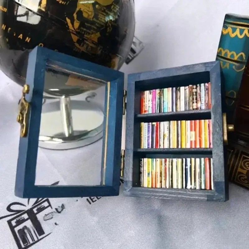 Shake Away Anxiety Bookshelf Mini Anti-Anxiety Bookshelf Ornament