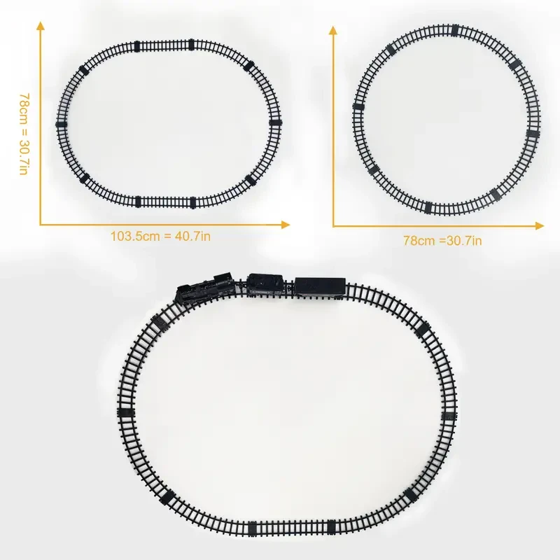 Kids Electric Train Set Metal Toy Trains