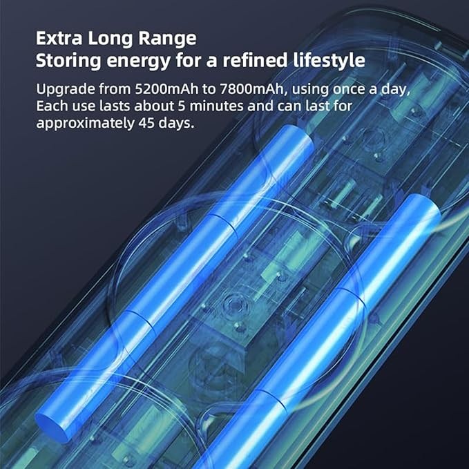 Electric Body Brush Back Scrubber Wall-Mounted Rechargeable Body Shower Brush with Soft Bristles