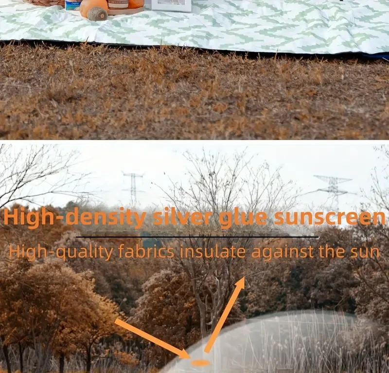 8-Person Spacious Family Camping Tent - Waterproof, Windproof, and Mosquito-Proof with Canopy, Durable Oxford Fabric, Sturdy Fiberglass Poles, Easy Setup, and Ample Headroom for Ultimate Outdoor Adventures