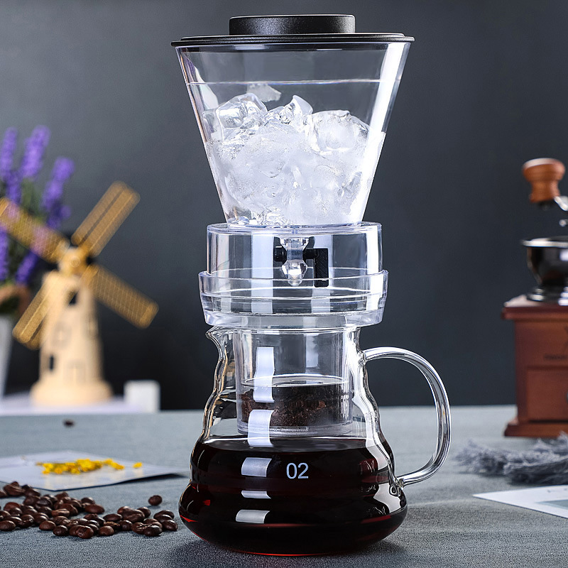 Drip-type ice brewed coffee machine