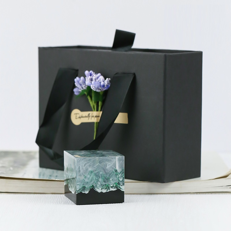 Plastic Finished Product Creative Resin Desktop Tanabata Couple Micro-landscape Small Ornaments