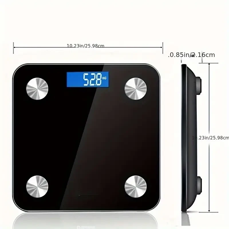 Accurate Smart Weight Scale - Digital Body Fat Analyzer For Home Bathroom