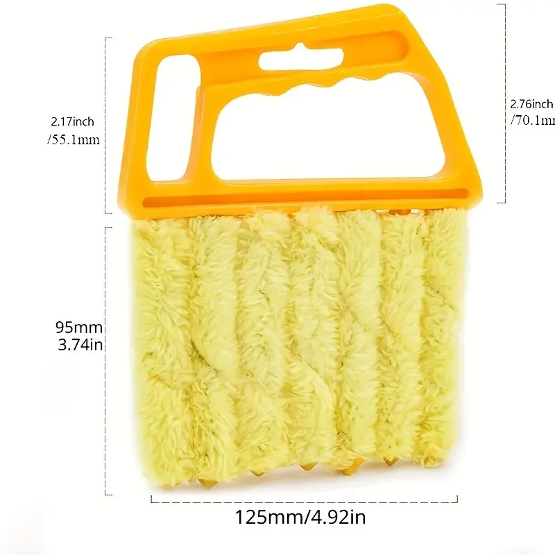 Washable Window Cleaning Brushes With Microfibers For Effortless Dust Collection And Blinds Cleaning