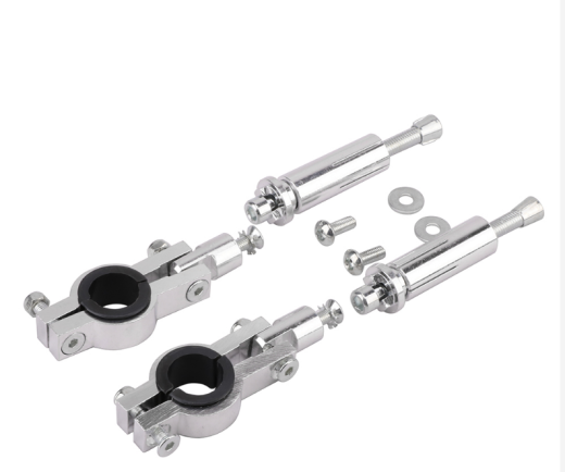 Golden Motorcycle Parts Hand Guard Bow Mounting Bracket