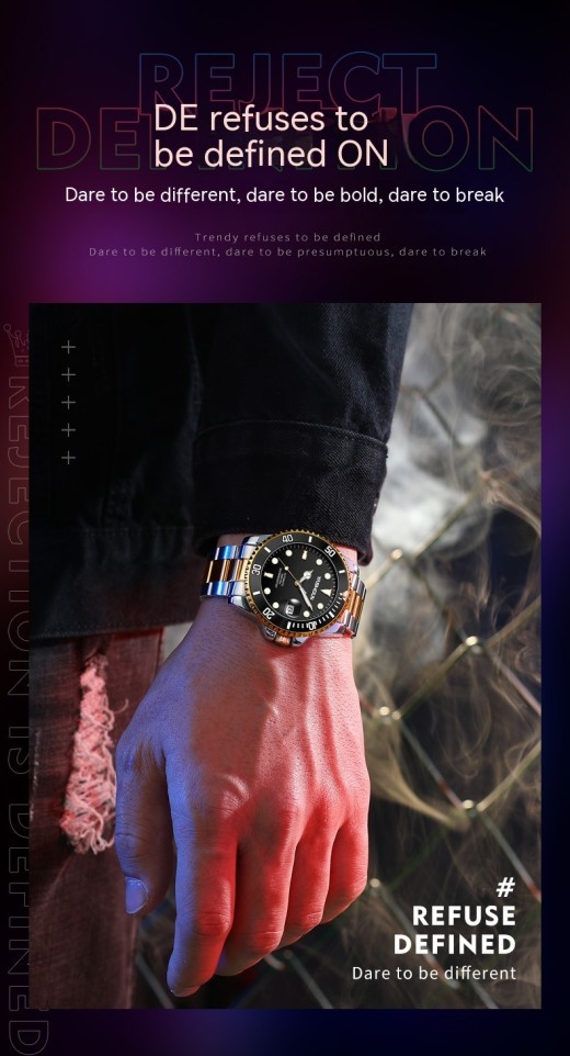 Steel Belt Mechanical Watch