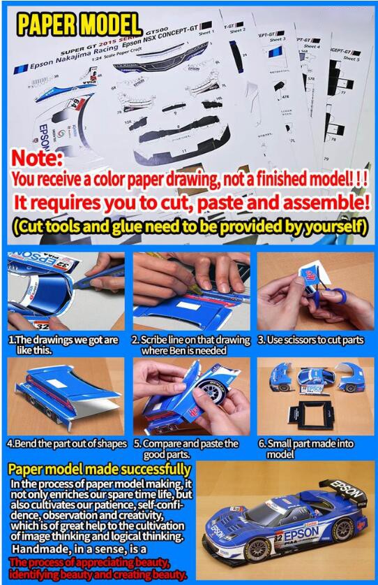 1:47 Boeing B-29 Super Fortress Paper Model Kit