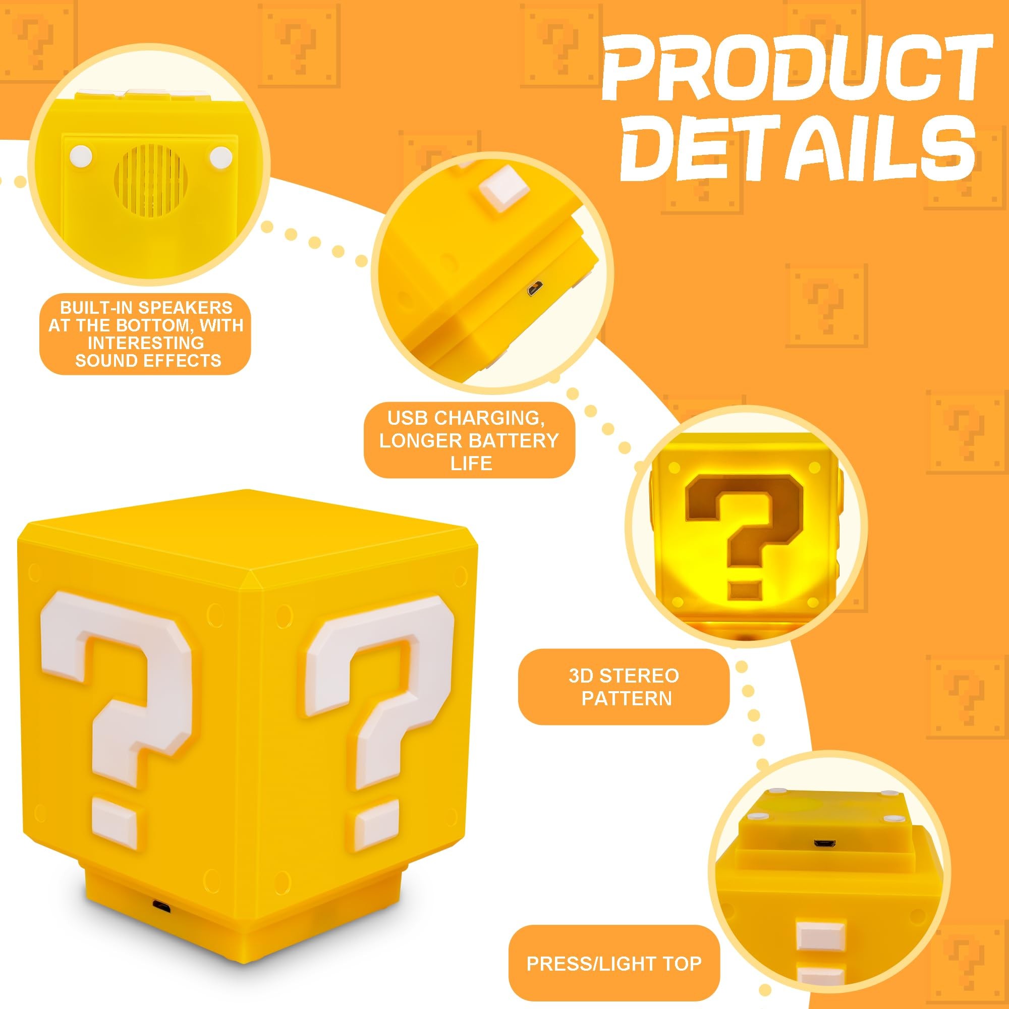 Super Mario LED Night Light with Music