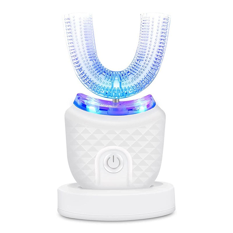 U-Shaped Ultrasonic Childrens Electric Toothbrush 360 Whitening Silicone Automatic Toothbrush