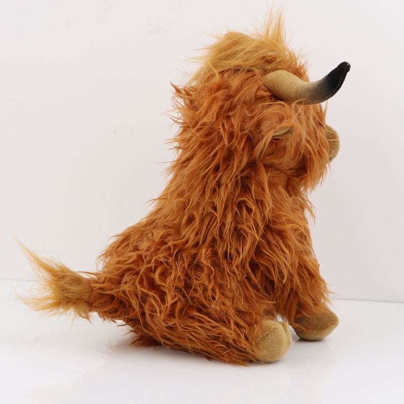 25cm Simulation Highland Cow Plush Toy