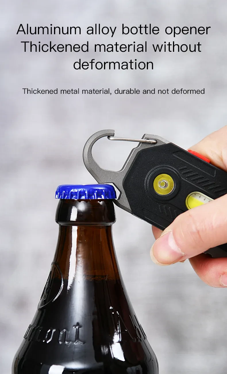 Multifunctional Emergency Light Convenient Keychain