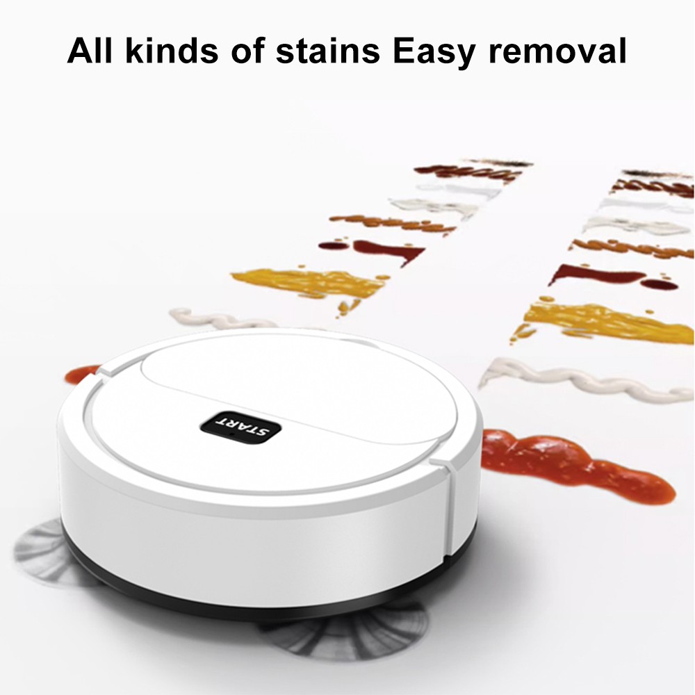 Fully Automatic 3-in-1 Robot Vacuum Cleaner  Sweeping, Vacuuming & Mopping Mini Intelligent Home Floor Cleane