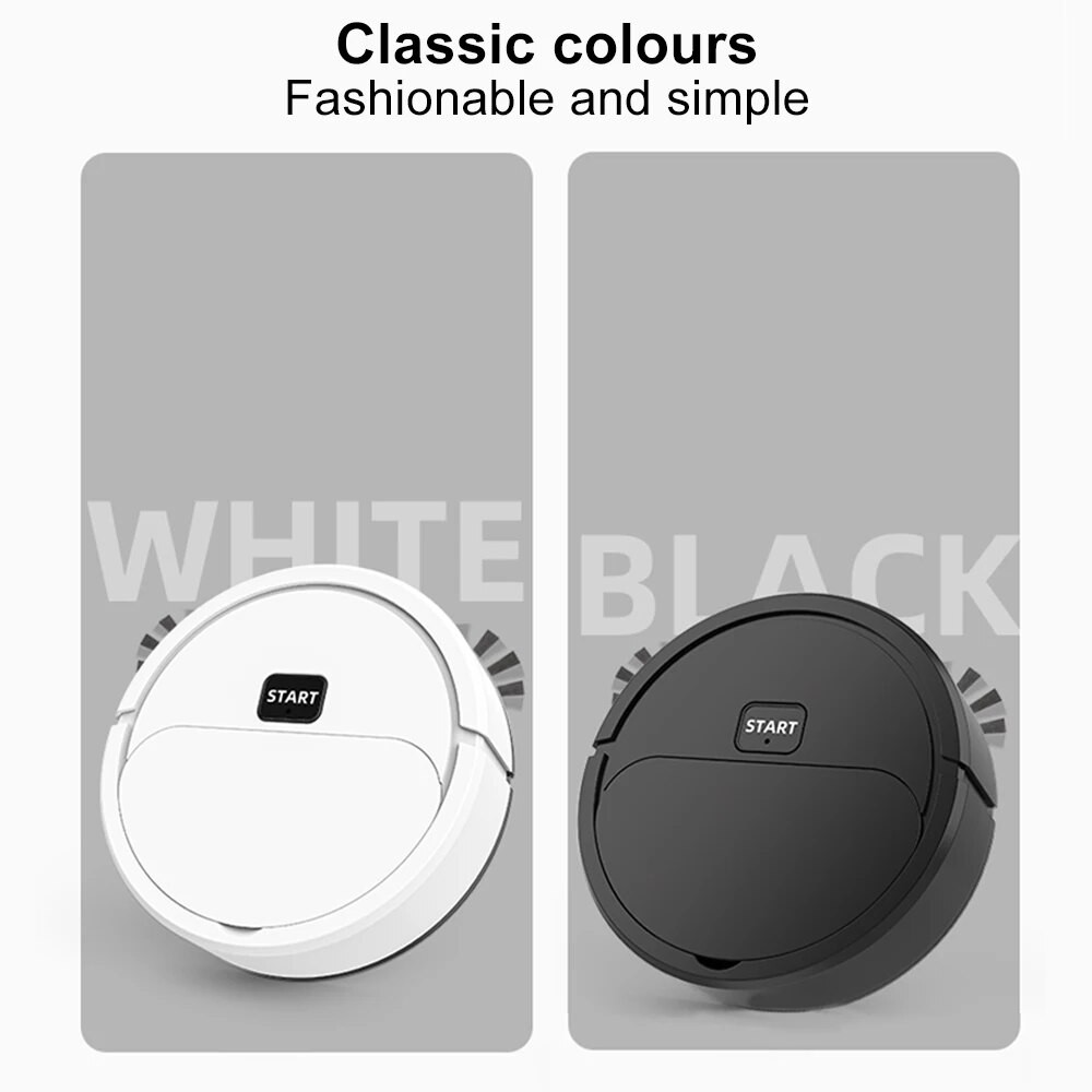 Fully Automatic 3-in-1 Robot Vacuum Cleaner  Sweeping, Vacuuming & Mopping Mini Intelligent Home Floor Cleane