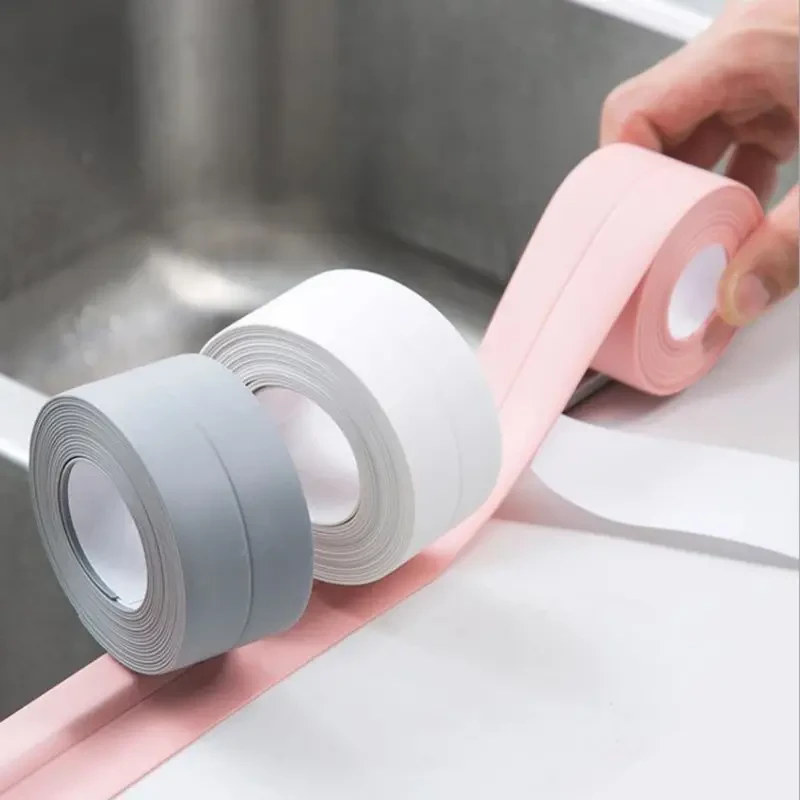 1pc Caulk Tape, Sealing Tape, Self Adhesive Tape