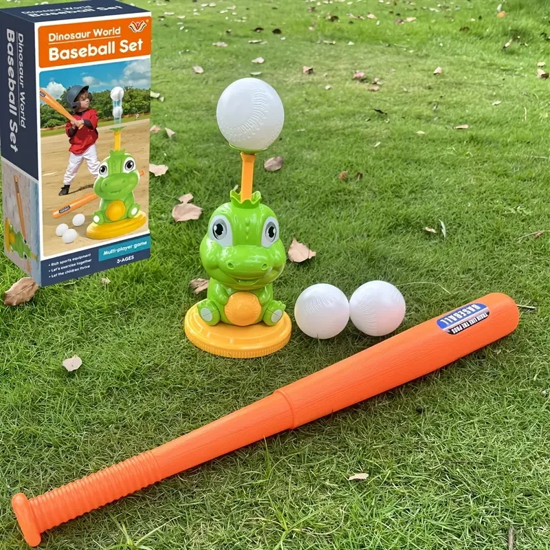 1 Set Kids Cartoon Dinosaur Baseball Pitcher Set