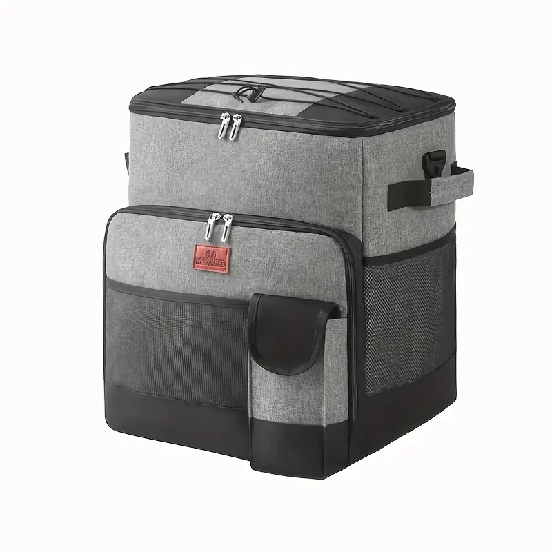 Picnic Bag Insulation Bag Large Meal Container Lunch Bag with Strip