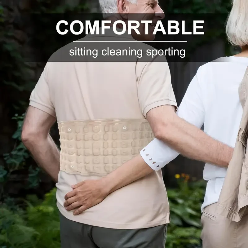 Inflatable Waist Belt Lumbar Traction Belt Lumbar Fixation Belt Lumbar Disc Herniation Traction Waist Belt Universal Waist Support Sports