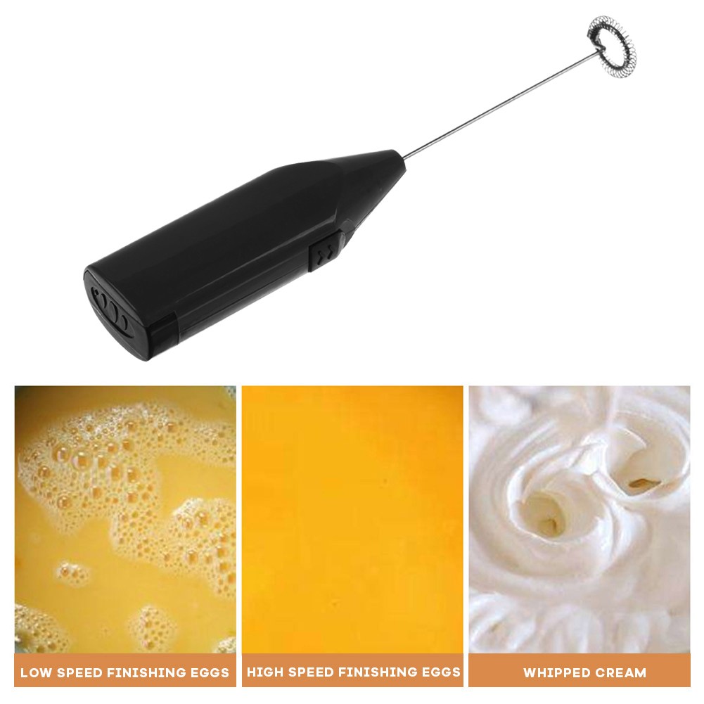 Electric Egg Beater - Coffee Milk Drink Whisk Mixer Foamer Handheld Stirrer
