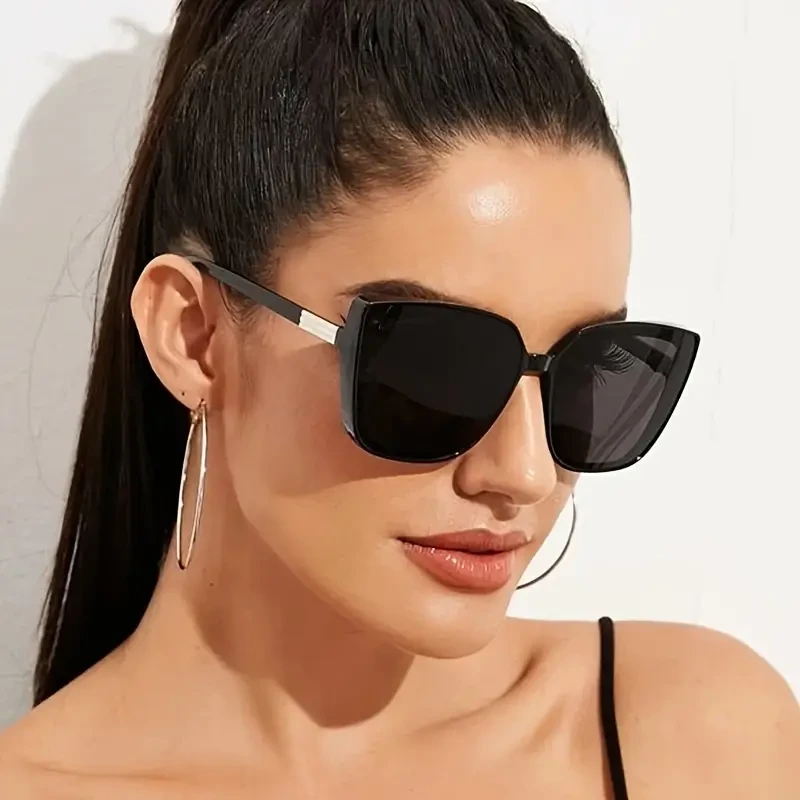 Fashion Square Oversize Cat Eye Glasses