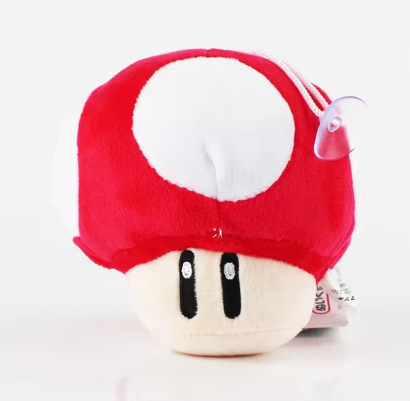 Super Marios Bros Mushroom Plushes