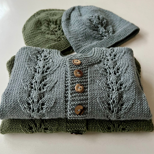 Cardigan & Hat| Hand Knitted
