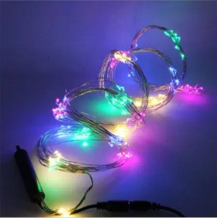 Solar Tree And Rattan Lamp Outdoor Project Lighting Copper Wire