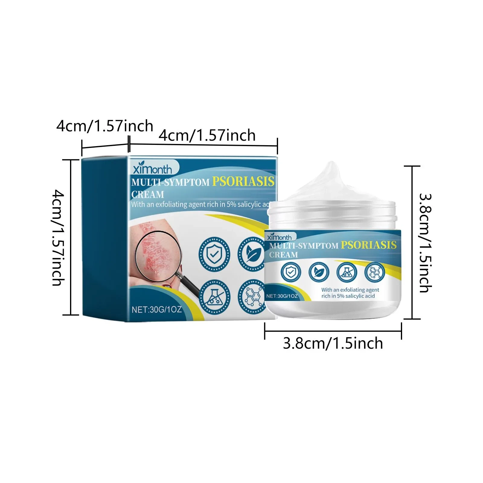 Topical Relief Cream for Redness & Itchy Skin