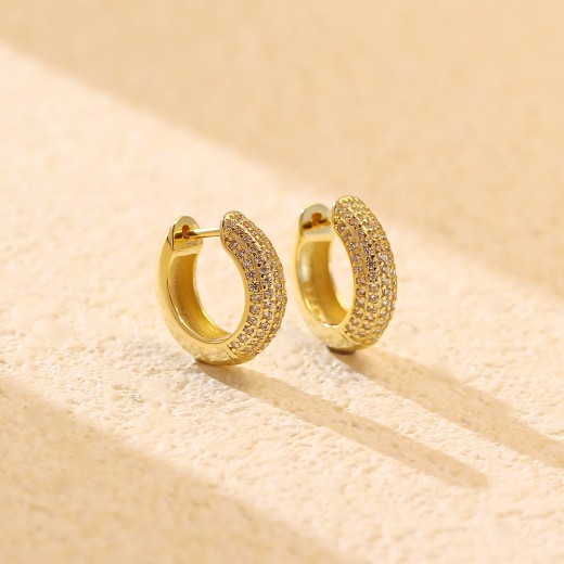 Irregular Zircon Earrings Earrings Fashion Diamond