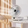Portable wall-mounted fan