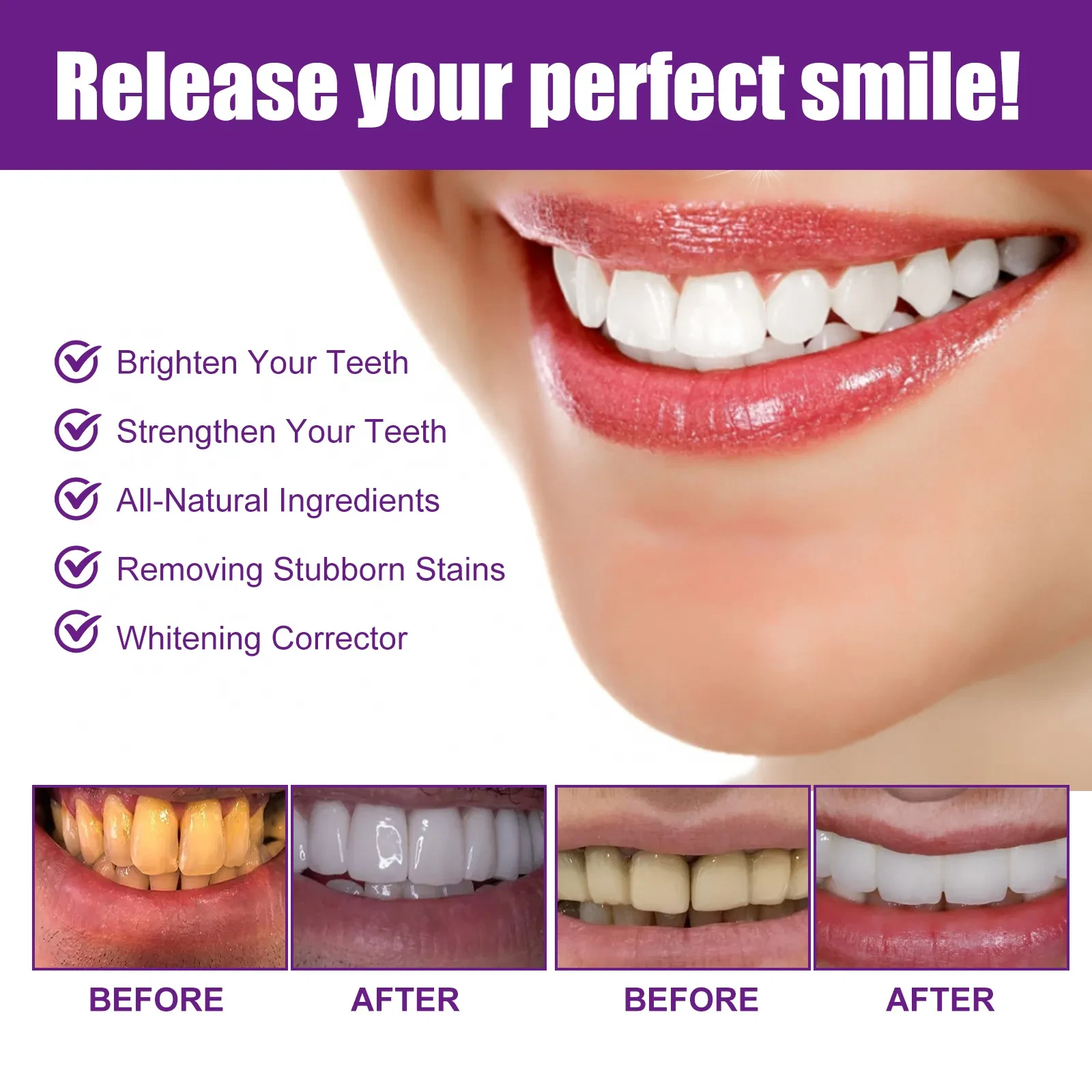 West&Month Purple Whitening Toothpaste