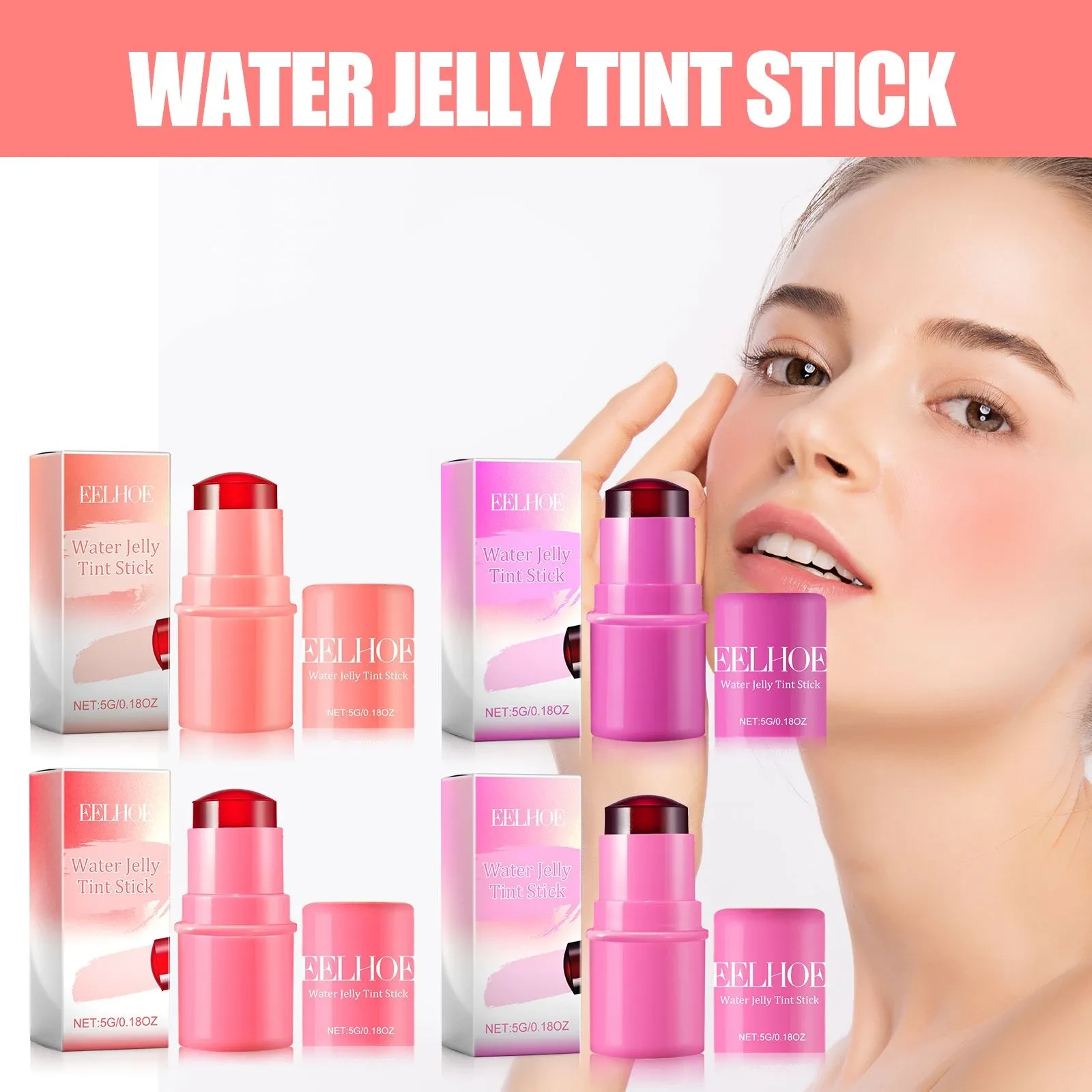 Fruit Jelly Blush Lip Gloss Stick