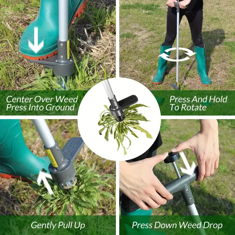 1 Pack, Upgraded Weed Puller, Stand Up Weeder
