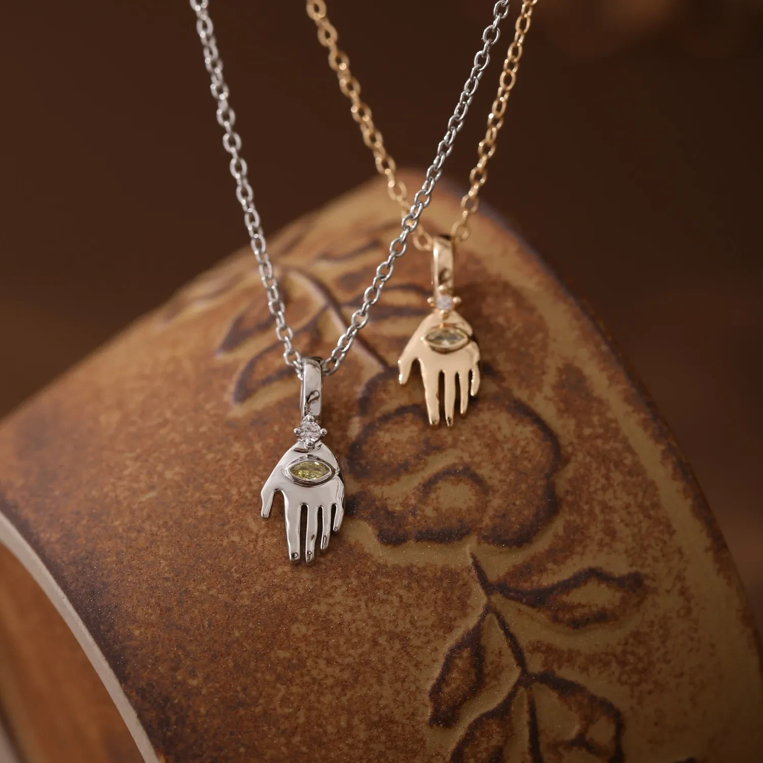 Zircon Necklace Vacuum Plating Color Retention