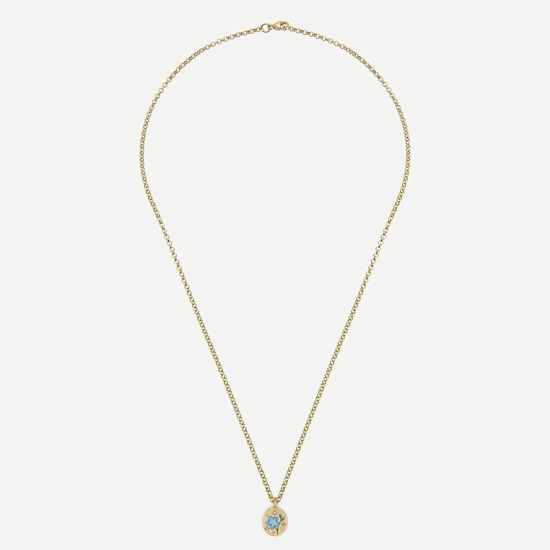 Flower Rose Light Luxury Color Retaining Necklace