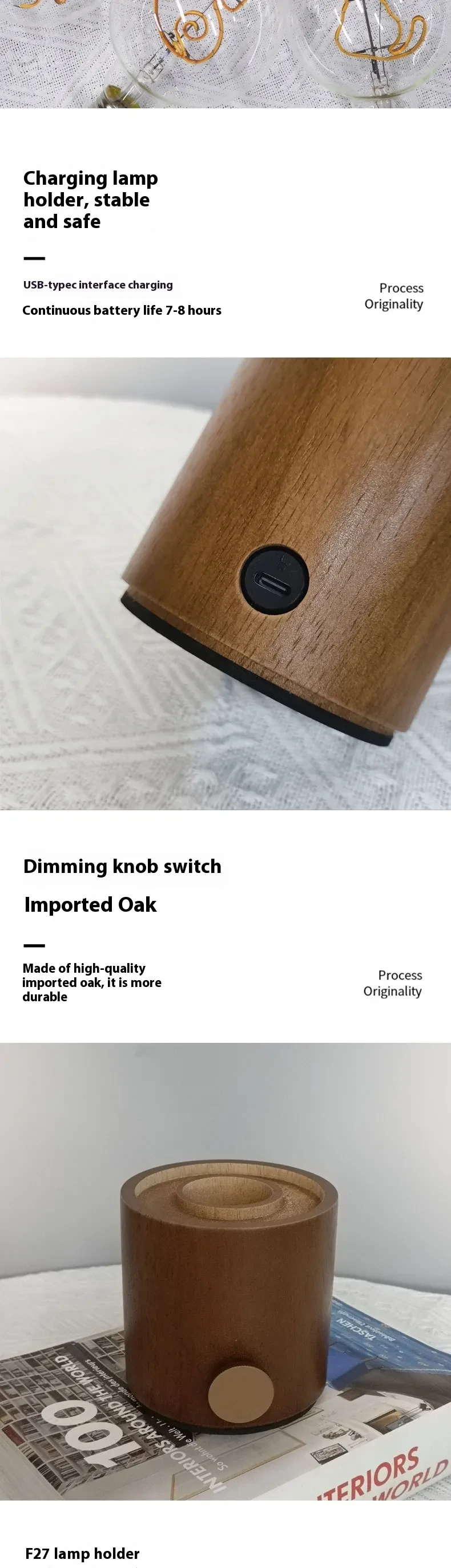 Lamp Bedroom Bedside Lamp