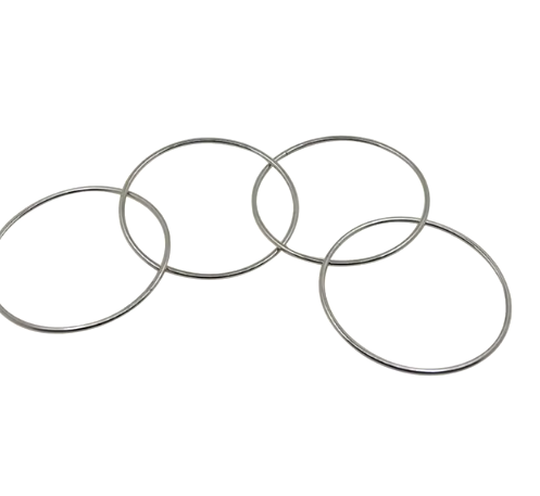 4pcs Magic Toy Metal Rings Classic