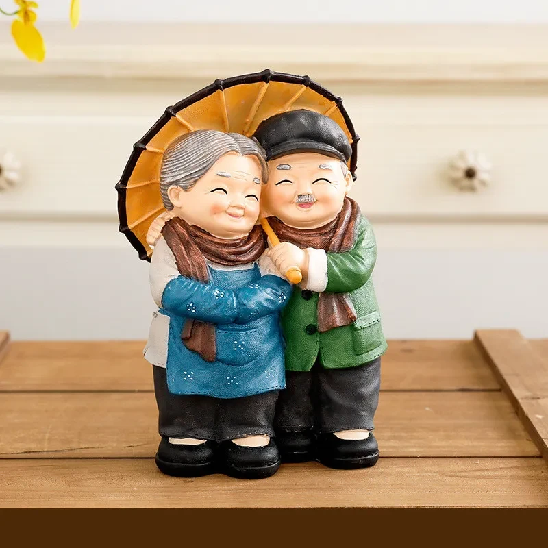 Creative Elderly Decoration Living Room Wine Cabinet Old Grandpa Milk