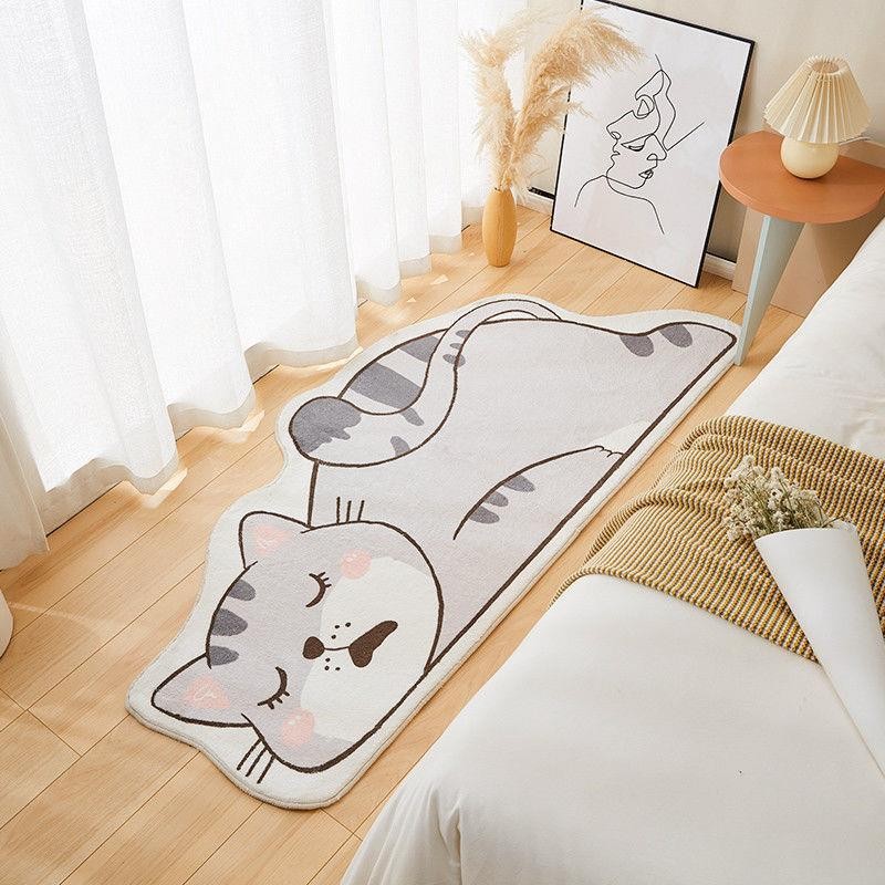 Home Creative Bedroom Bedside Long Strip Carpet