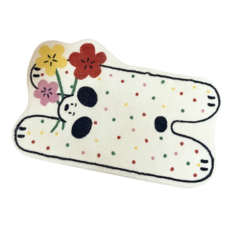 Household Children's New Cartoon Shaped Bedroom Bedside Carpet