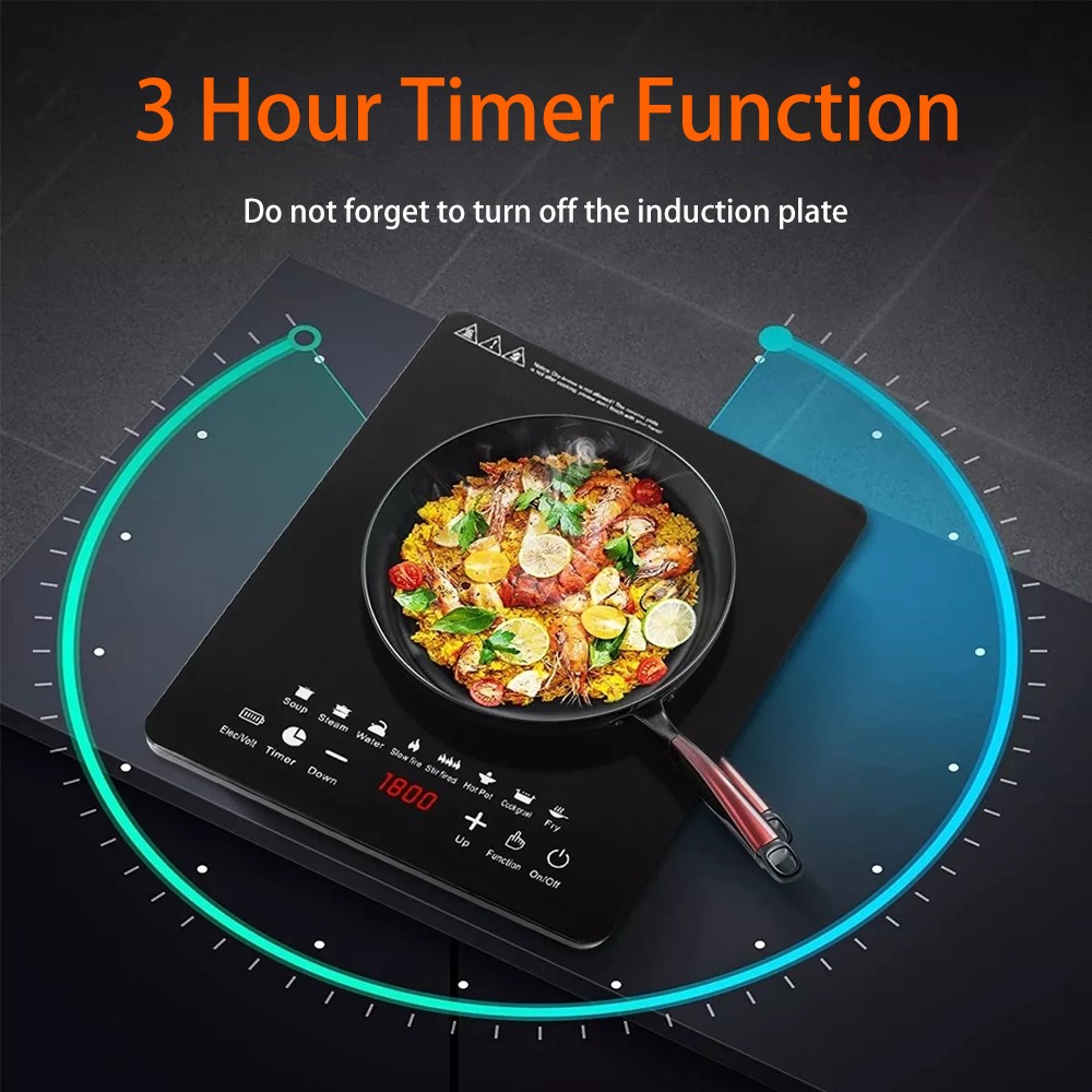 US110V/2200W Intelligent Energy-Saving Induction Cooker - Household and Outdoor Use