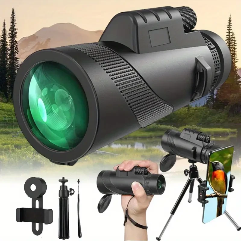 10x42 High Definition Monocular Telescope for Adults