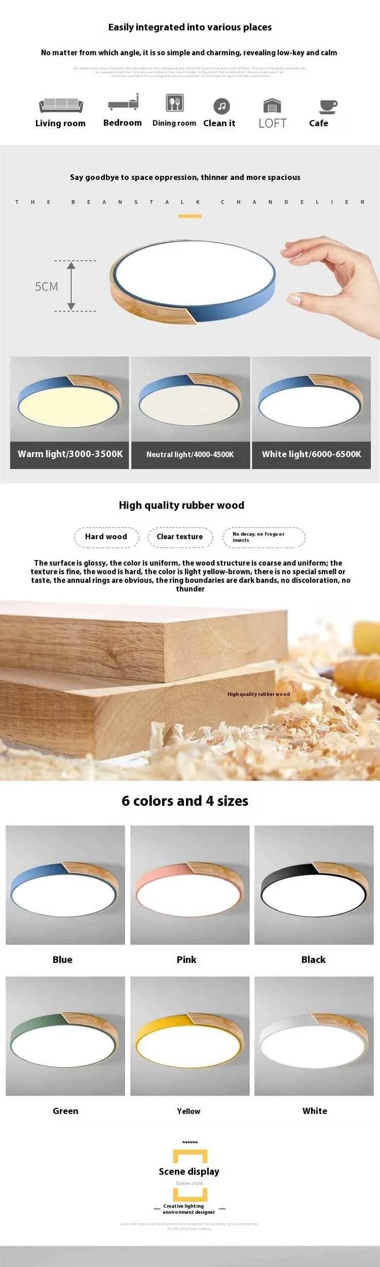 Creative Light Modern Minimalist Ceiling Lamp