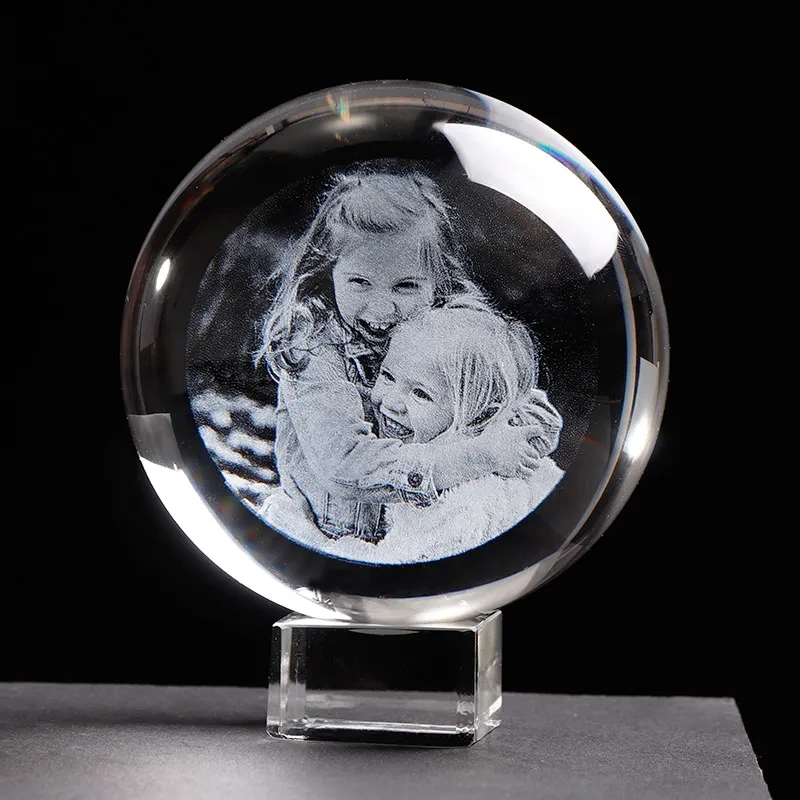 Personalized Glass Photo Frame Ball