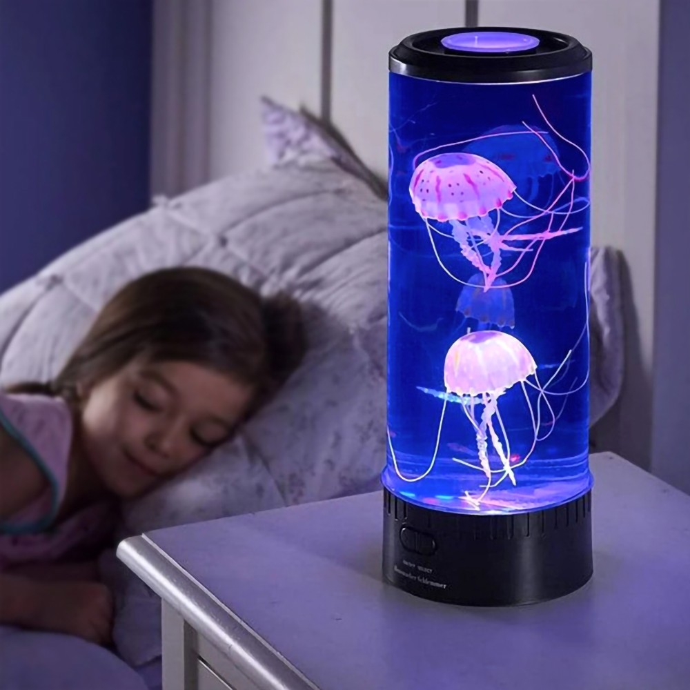 Color Changing Jellyfish Lamp - USB/Battery Powered Night Light