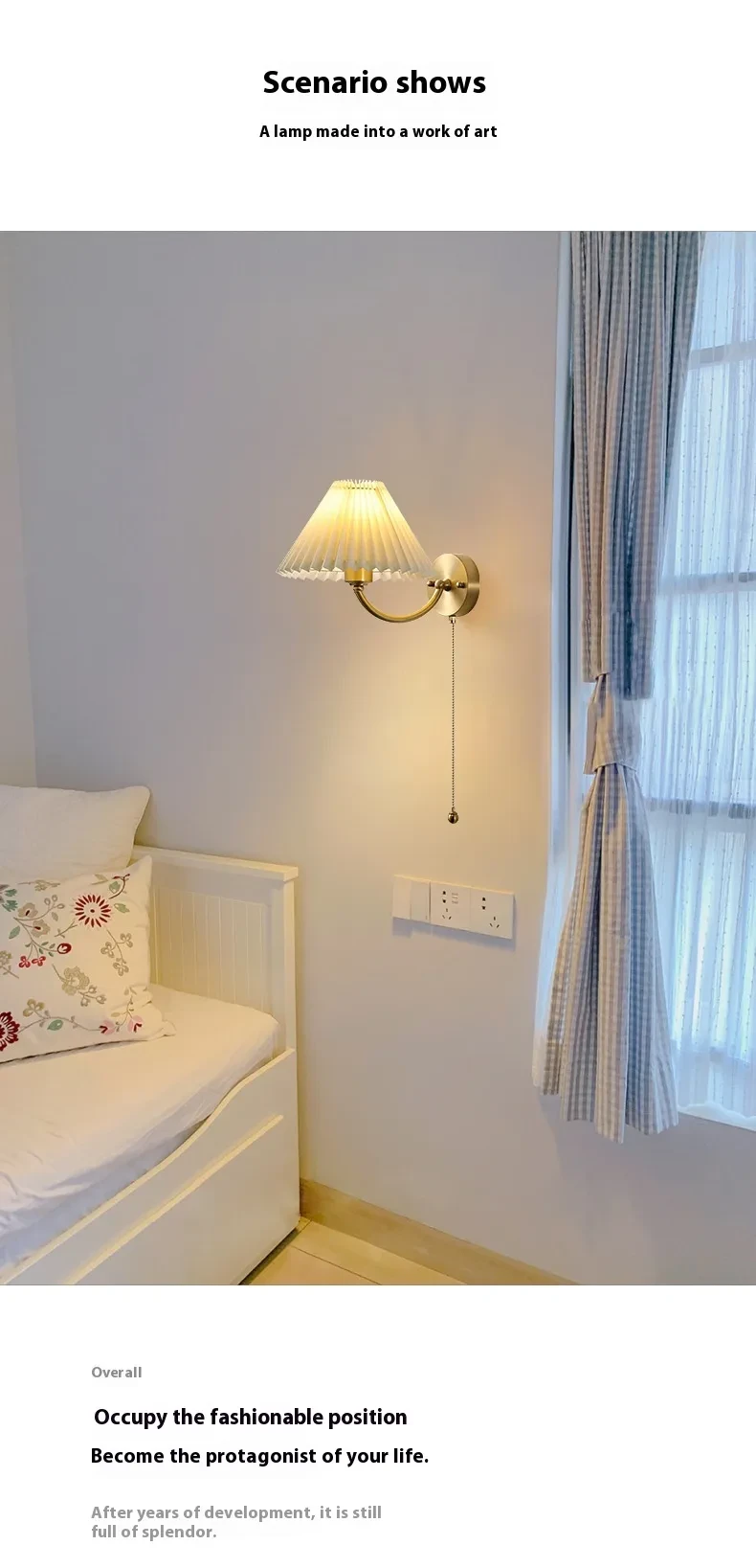 Style Minimalist Bedroom Bedside Lamp