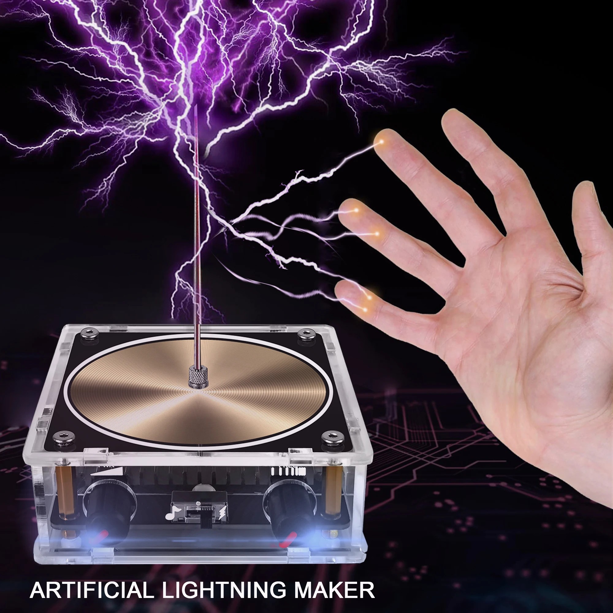 Bluetooth Music Tesla Coil - Arc Plasma Loudspeaker and Education Experiment Toy