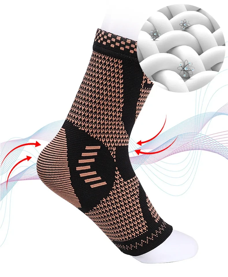 Copper Fiber Sports Ankle Support