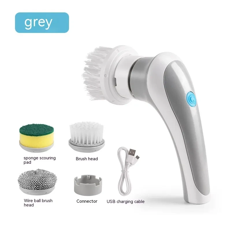 Spinning Scrubber Handheld Electric Cordless Cleaning Brush