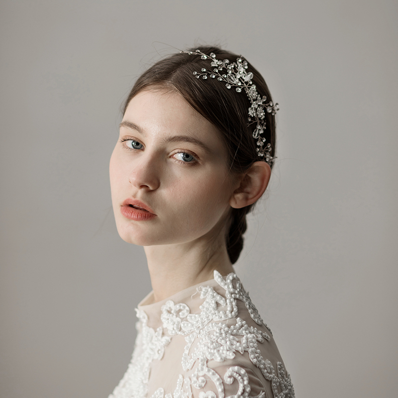 Vintage Leaf Branch Bridal Hair Comb Wedding Accessories